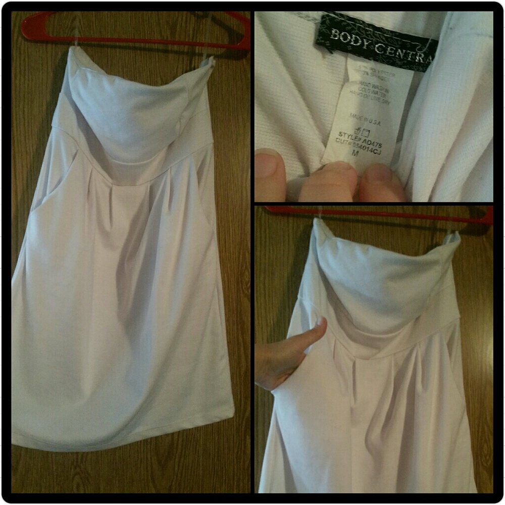 White dress w/ pockets